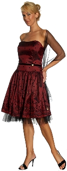 Off-Shouldered Short Party Dress. 13733.