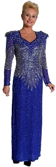 Sweetheart Full Length Beaded Gown. 2963.