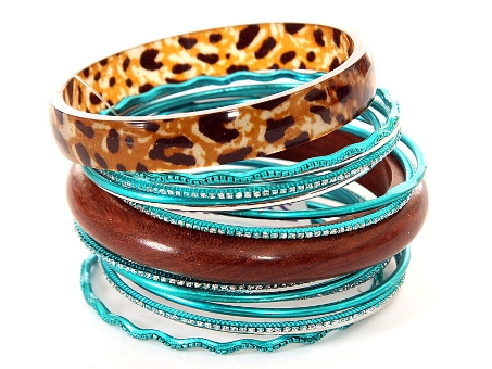 Set of 16 Piece Bangles. pob-05075.