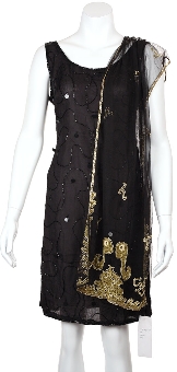 Gold Threading Wrap Around Scarf. sf31.