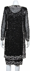 Two Piece Formal Evening Dress Set back