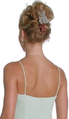 Wrap-Around and Flower Polychiffon Formal Dress back