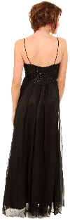 Two Tone Butterfly Top Formal Party Dress back