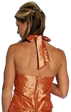 Halter Neck 2 Piece Party Dress back