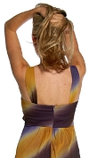 Formal Sun Dress with Side Bow back