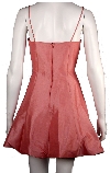 Twin Flowered Short Bubble Party Dress back