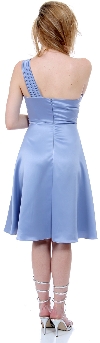 Ravishing One-Shoulder Bridesmaid Party Dress back