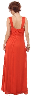 Mayan Inspired Embellished Neck Long Formal Dress back
