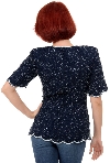 Sequined Blouse with Star Design back