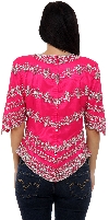 Multi-Design Sequined Blouse back