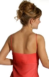 Ruched Ombre Grecian Style Formal Bridesmaid Dress back