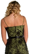 English Net Short Party Dress with Bow back