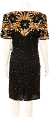Knee Length Formal Cocktail Dress back