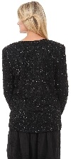 Round Shaped Beaded Design Jacket back