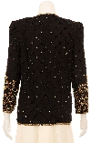 Growing Spring Garden Hand Beaded Jacket back