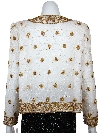 Handbeaded Floral Short Jacket back