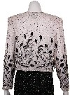 Floral Pattern Beadwork Jacket back