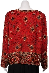 Floral Pattern Hand Beaded Jacket back