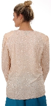 Floral Print Beaded Jacket back
