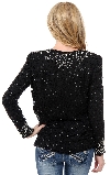 Floral Bordered Beaded Jacket back