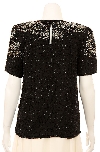 Pull-over Sequin Beaded Top back
