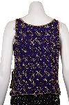 Diagonal Bead Design Tank Top back