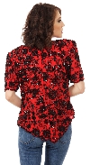 Fully Flowered Hand Beaded/Sequin Blouse back