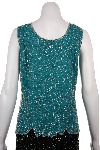 Asymmetric Beaded Blouse back in Jade Green