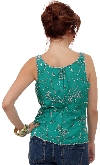 Broad Strapped Sequin Beaded Blouse back