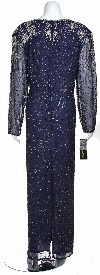 Floral Print Mother of the Bride Formal Dress back
