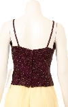 Fully Sequined Spaghetti Strap Sophisticated Blouse back