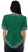 Diamond Design Blouse back