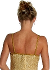 2 Piece Hand Beaded Formal Dress back in Gold