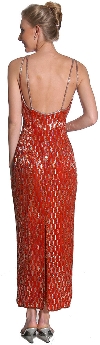Double Back Strap Long Dress back