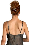 Miniature Floral Beadwork Formal Dress back