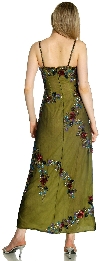 Multi Colored Flowered Sequin Dress back