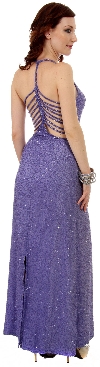 Beaded Formal Evening Gown With Fishbone Back back