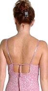 Tie Back Fully Beaded Gown back