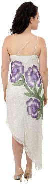 Asymmetric Single Shoulder Cocktail Dress back