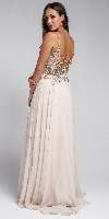 Beaded Embellished Spaghetti Prom Dress back in Champaign