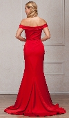 Off-The-Shoulder Formal Prom Dress back