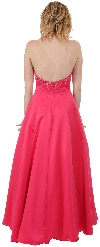 Beaded Halter-Neck Prom Dress back