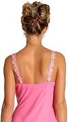 Floral Pink Asymmetric Layered Prom Dress back in Pink