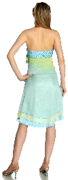 Short Wrap-around Prom Dress back