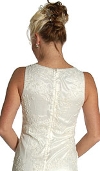 Handbeaded Full Dress with Jacket back