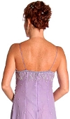 2 Piece Floral Beaded Formal Dress back