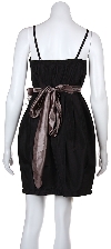 Shirred Bodice Bubble Party Dress back