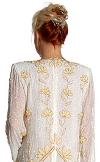 Full Length Beaded Gown back