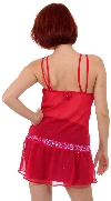 Beaded Patchwork Dual Strapped Halter Top back