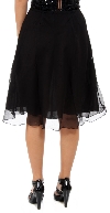 Bead Embellished Knee Length Skirt  back